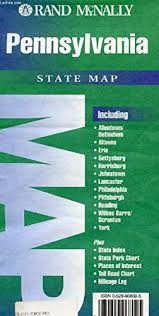 Rand Mcnally Pennsylvania State Map State Maps Usa Rand