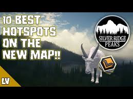 Outpost locations at hirschfelden map. Silver Ridge Peaks Best Locations Thehunter Call Of The Wild