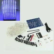 hot 3d lightsquared 8x8x8 led cube white led blue ray diy kit other components supplies components supplies arduino led diy kits blue ray