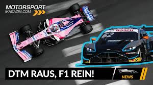 Wie viel aussagekraft die zeit hat, muss sich zeigen. Aston Martin Dtm Raus F1 Rein Formel 1 2020 News Youtube