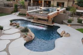 Amazing Water Feature Pool Hot Tub Water Features Outdoor Decor
