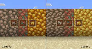 What's the difference between gold and diamond in minecraft? Minecraft Snapshot 21w16a Minecraft Java Edition