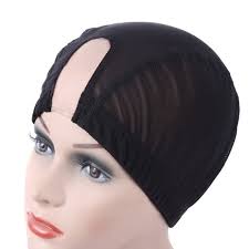 1 5 X3u Part Wig Cap Swiss Lace Wig Cap Black With Elastic For Making Wigs Mesh Hairnets Weaving Cap Adjustable Wig Cap 1pcs Revi U Part Wig Swiss Lace Wig Cap