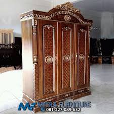 Salah satunya dalah dengan menyimpannya di harga lemari pakaian kayu. Jual Lemari Baju Raja 2 Pintu Ukiran Kayu Jati Harga Murah Kualitas Bagus By Cv Mitra Furniture Jepara