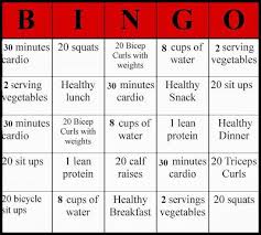 Healthy Bingo Fitness Bingo Fitness Healthy Health Fun Health Healthy Living Fun Workouts Weekly Workout Health Activities