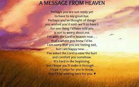 Pin By Amber Makkinje On Rest In Paradise Mommy Messages From Heaven Tears In Heaven Told You So