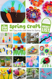 Spring art activities for preschoolers. Spring Crafts For Kids The Craft Train