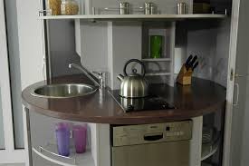 Whether you need a compact service station for a small motel room or an all purpose kitchen in a dormitory suite, summit's combo kitchens offer the most choices and highest quality at the best price in the industry. Revolving Circle Compact Kitchen Idesignarch Interior Design Architecture Interior Decorating Emagazine