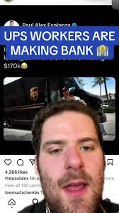 #greenscreen UPS Workers are Making Bank #upsworkersbelike #bluecollarlife  #truckdrivingjobs #upsworker
