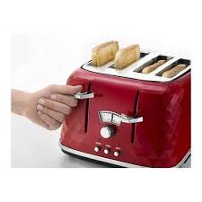 Grille Pain Avec 4 Fentes 1800w Brilliante Rouge Achat Vente Grille Pain Toaster Cdiscount