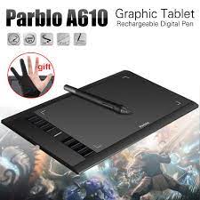 Parblo A610 Digital Tablet Graphics Drawing Tablet Pad W Pen Font B 2048 B Font Level Digital Pen Anti Fouling Glove A Drawing Tablet Pen Tablet Tablet
