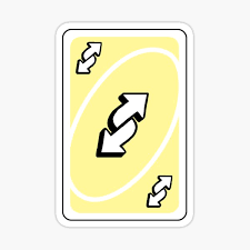 Uno Reverse Card Red Sticker By Hungryhuman Redbubble