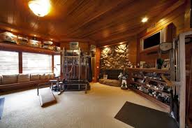 The top hues for a home gym design are: 8 Great Rustic Home Gym Decor Ideas Dengarden