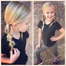 Super Easy And Fast Style That Was Perfect For Hip Hop And Inspired By Amberfillerup She Loved Lil Girl Hairstyles Little Girl Hairstyles Girl Hair Dos