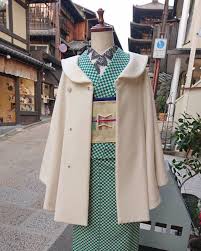 コートであったか防寒 大塚呉服店 otsuka gofukuten 着物 kimono 京都 kyoto japan おしゃれ かわいい kawaii 冬 winter japanese outfits japan outfits japanese kimono fashion