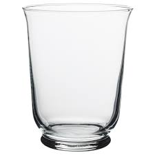 Pomp Clear Glass Vase Lantern Height 18 Cm Diameter 14 Cm Ikea Ikea Glass Vase Candle Vase Vase Candle Holder