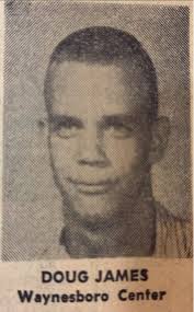 1959 RUSSELL GREEN Leakesville Back DOUG JAMES Waynesboro Center DON  JOHNSTON Waynesboro Guard DANNY PIPKINS Leakesville Tackle All-DeSoto  Conference ence 1959