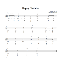 Happy Birthday Easy Kalimba Sheet Music And Tab With Chords And Lyrics In 2021 Sheet Music Cello Sheet Music Happy Birthday Music