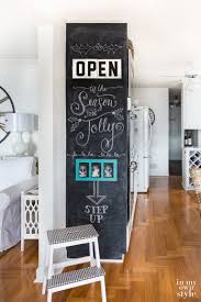 Why I Painted A Floor To Ceiling Chalkboard Wall In My Kitchen Chalkboard Wall Kitchen Chalkboard Paint Wall Chalkboard Wall