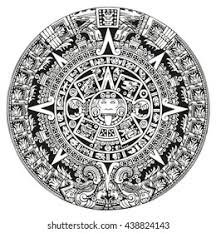 Mayan Symbols Calendar Ilustracoes Stock 438824143 Shutterstock