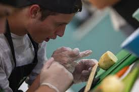 College advertisements at Miami Junior-Senior High School