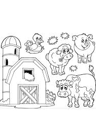The most fundamental of the animal worksheets is that the animal collection. Coloring Pages Farm Animal Coloring Page