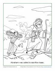 Abraham sacrifice isaac colouring page colouring tube. Abraham Was Called To Sacrifice Isaac Coloring Page Children S Bible Activities Sunday School Activities For Kids