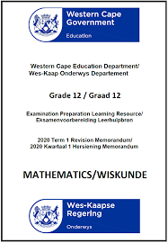 Diagrams are fundamental to investigating, communicating, and discovering properties and. Gr 12 Mathematics T1 Revision 2020 Memorandum Wced Eportal