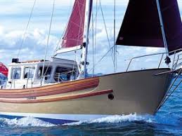 Under sail, or powered by her massive cummins 150hp diesel. Used Fisher For Sale Sailing Boats Theyachtmarket