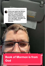 Replying to @Levi Smith Book of Mormon is scripture from God. The cree...