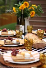 Winter greens with fennel and croutons. Welcome Fall With A Dinner Party Alfresco Tablescape Celebrations At Home
