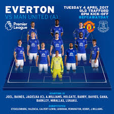 Enjoy the match between manchester united manchester united match today. Starting Line Ups Man United V Everton Itv News