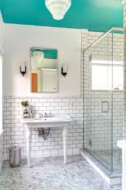 Old paint, pastel colors, wallpaper, tons of storage ideas and those glamorous jars and boxes where you can store flagrant soaps and bath salts. Retro Bathroom Houzz