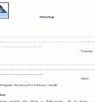 Rechtssichere vorlagen zum kostenlosen download. Pdf Mietvertrag Download Kostenlos