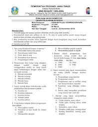 Rasa, aroma, warna dan tekstur makanan (ikan, daging, sayuran, buah) tidak banyak berubah. Soal Pkwu Pas Smst 3