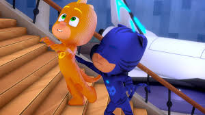 أبطال بلباس النوم عرض الفتى القط الكبير لقطات مجمعة جديدة كرتون اطفال Youtube