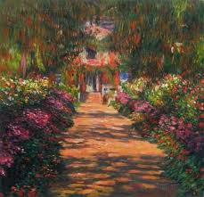 Pathway In Monet S Garden At Giverny 1902 Claude Monet Paintings Claude Monet Monet Monet Paintings