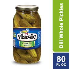 Wash your pickles well and remove the blossom end. Vlasic Wholes Original Dill Pickles Kosher Dill Pickles 80 Oz Jar Walmart Com Walmart Com