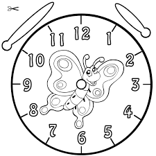 Uhr vorlage mit ziffernblatt zum kostenlosen herunterladen und drucken. 40 Uhren Zum Ausdrucken Besten Bilder Von Ausmalbilder