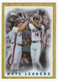 Gary Carter Darryl Strawberry 331 1987 Topps Baseball Baseball Gary Carter Mets Baseball