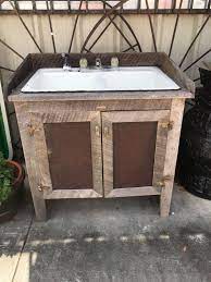 Farm Sink Outdoor Sink Farmhouse Fish Camp By Maggiebleus On Etsy