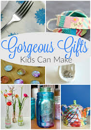 Thinking about making some cool diy christmas presents or homemade birthday gifts for kids? 45 Gorgeous Gifts Kids Can Make How Wee Learn