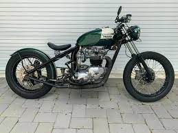 1976 Triumph Bonneville T140 Choppers Bobbers Motorcycle For Sale Via Rocker Rocker Co Bobber Motorcycle For Sale Bobber Motorcycles For Sale