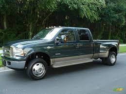 2005 Dark Green Satin Metallic Ford F350 Super Duty King Ranch Crew Cab 4x4 32025482 Gtcarlot Com Car Color Ford F350 Super Duty Ford F350 F350 Super Duty