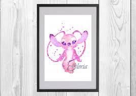 Baby Stitch Or Baby Angel Keychain, Baby Shower Favor Gift - Etsy Sweden