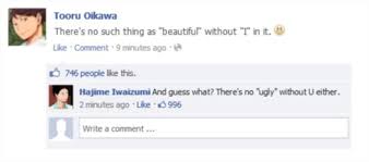Kagehina oikawa tooru iwaoi haikyuu funny haikyuu 3 haikyuu ships haikyuu karasuno volleyball anime volleyball quotes. Image About Funny In Haikyuu Anime By Emiko Yanaga