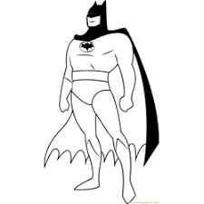 There are tons of great resources for free printable color pages online. Batman Standing Coloring Page For Kids Free Batman Printable Coloring Pages Online For Kids Coloringpages101 Com Coloring Pages For Kids