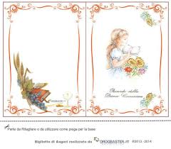 Biglietto Di Auguri Prima Comunione Bambino Biglietti Prima Comunione Inviti Cresima E Biglietti Portafoto Prima Comunione Comunione Biglietto Di Auguri