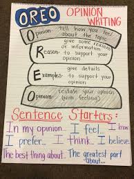 Oreo Writing Anchor Chart Meghan Carney Teaching