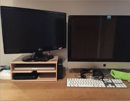 Computer Or Monitor Stand Ikea Hackers Monitor Stand Ikea Monitor Stand Ikea Hackers